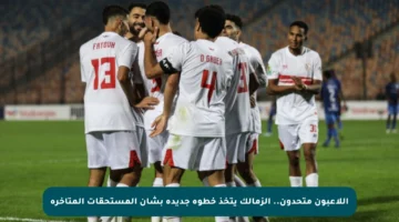 اللاعبون متحدون.. الزمالك يتخذ خطوة جديدة بشأن المستحقات المتأخرة